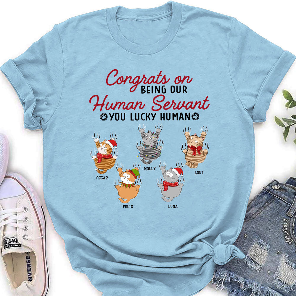 Congrats Servant - Personalized Custom Women's T-shirt