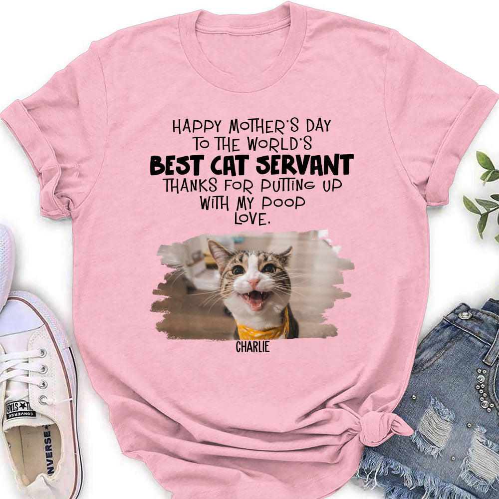 Best Cat Servant - Personalized Custom Women's T-shirt