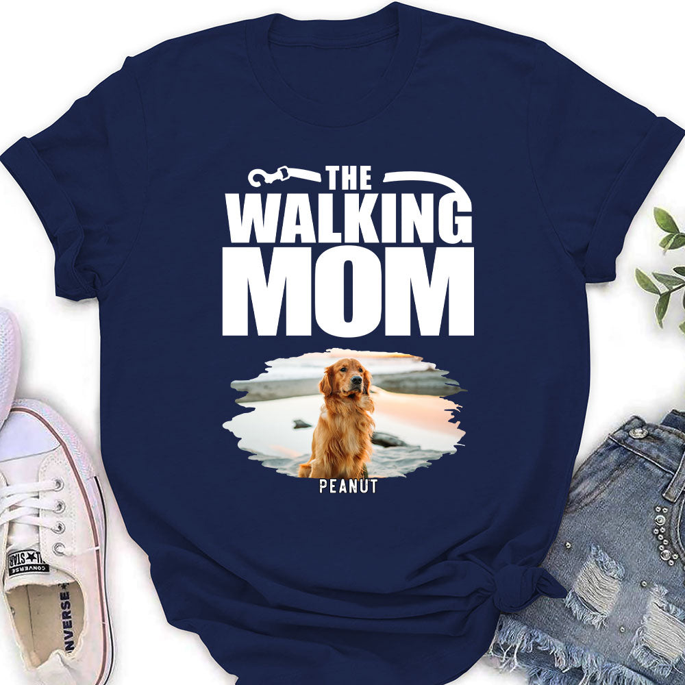 Walking Mom Photo - Personalized Custom Women's T-shirt