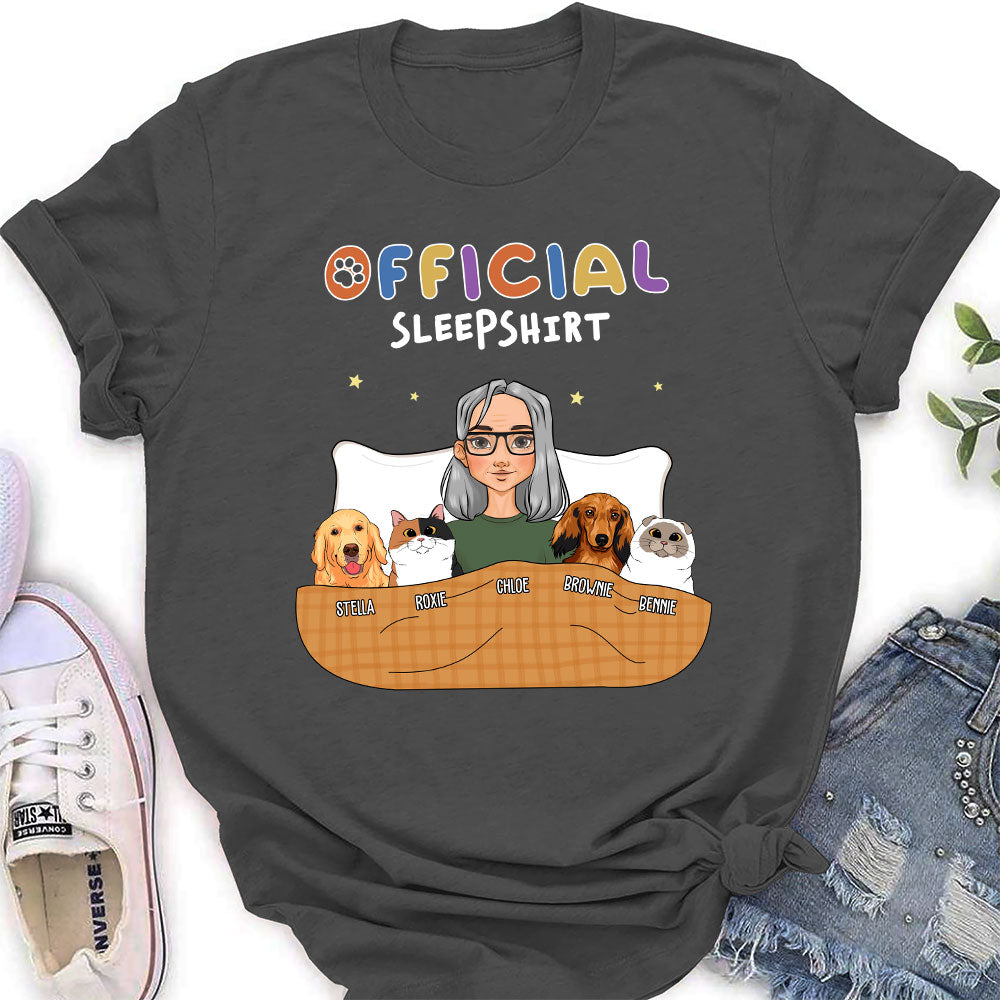 Official Sleeping Shirt - Personalized Custom Women's T-shirt