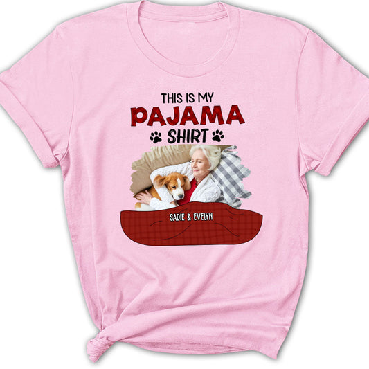 Pajama Shirt Version 3 Photo - Personalized Custom Women's T-shirt