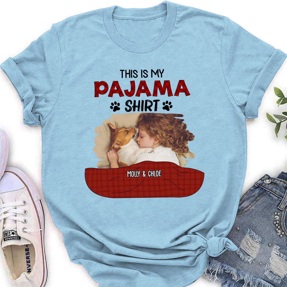Pajama Shirt Version 3 Photo - Personalized Custom Women's T-shirt