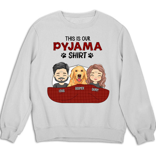Pyjama Shirt Couple - Personalized Custom Sweatshirt