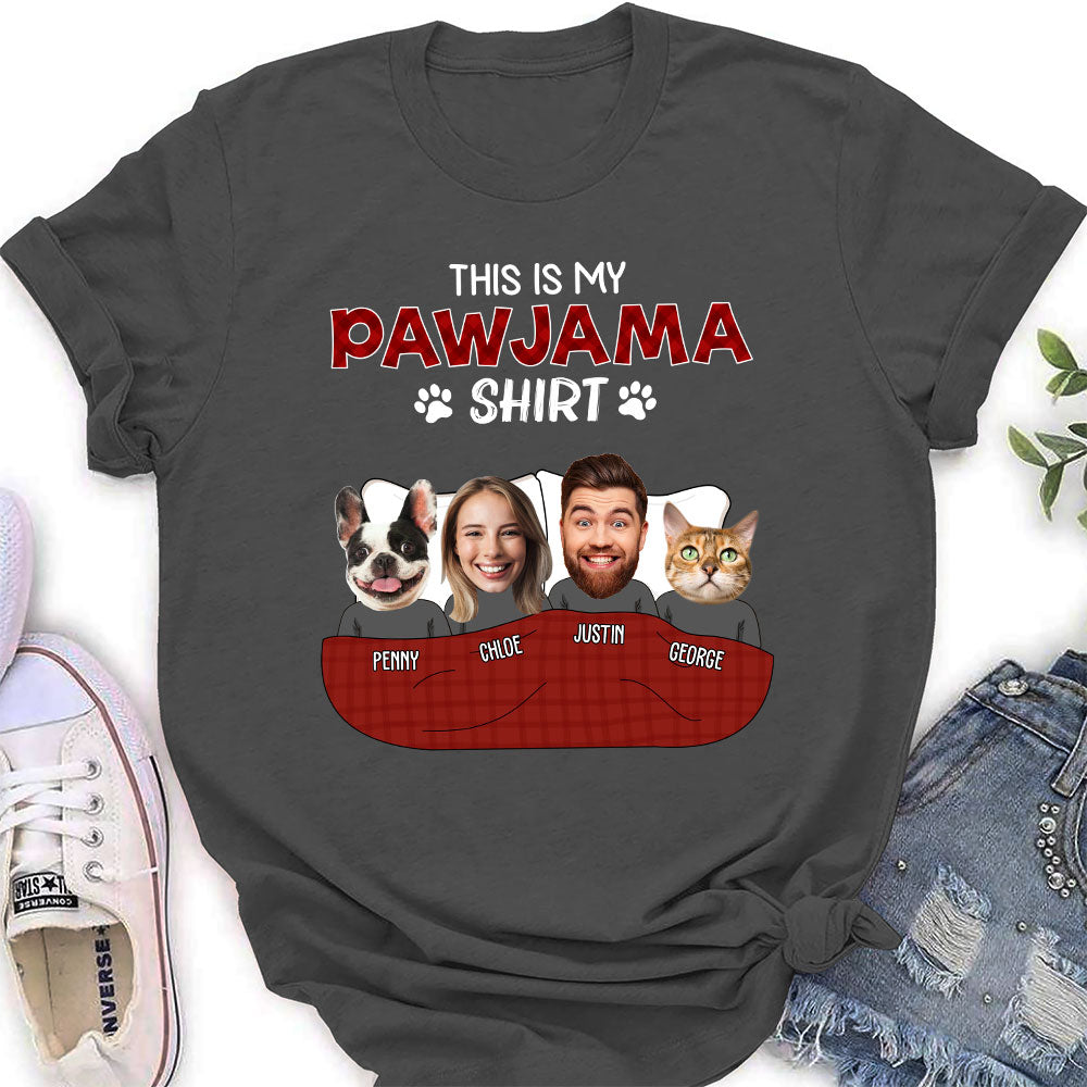 Pajama Shirt Photo - Personalized Custom Women's T-shirt