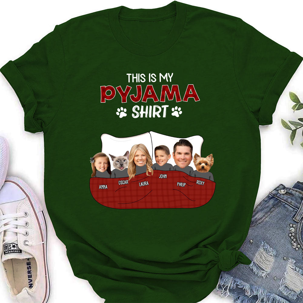 Pajama Shirt Photo - Personalized Custom Women's T-shirt