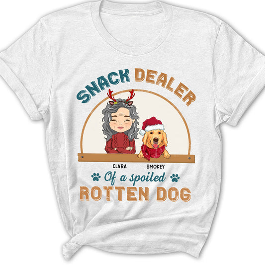 Snack Dealer Of Dog  - Personalized Custom Women's T-shirt