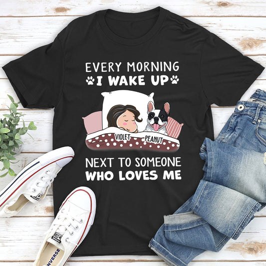 Someone Loves Me - Personalized Custom Unisex T-shirt