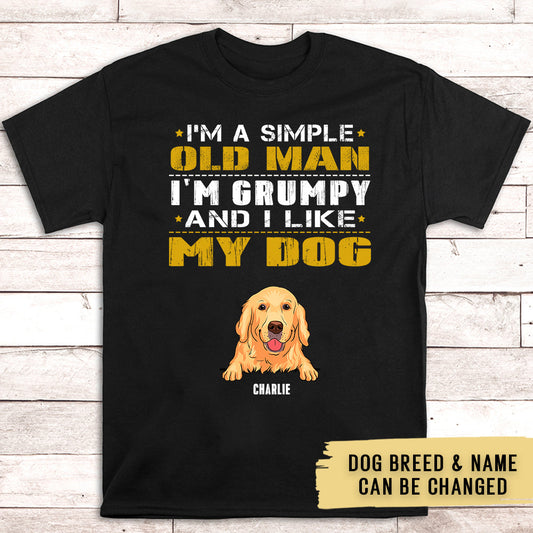 Old Man Grumpy - Personalized Custom Unisex T-shirt