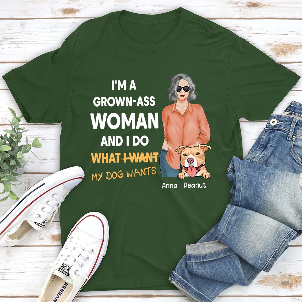 What My Dog Wants - Personalized Custom Unisex T-shirt