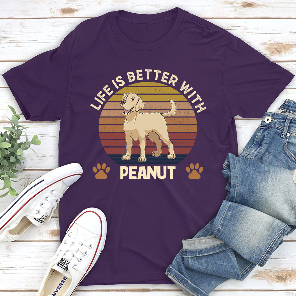 Better Life Retro - Personalized Custom Unisex T-shirt