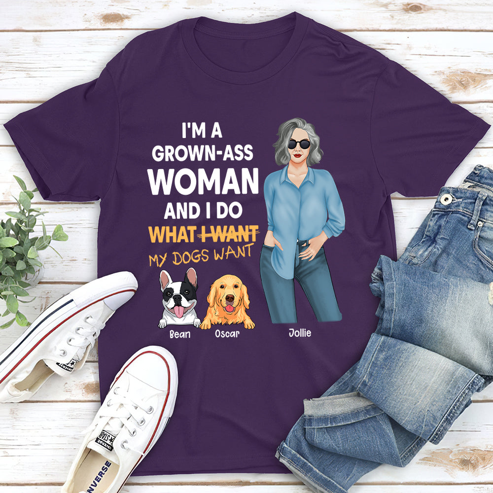 What My Dog Wants - Personalized Custom Unisex T-shirt