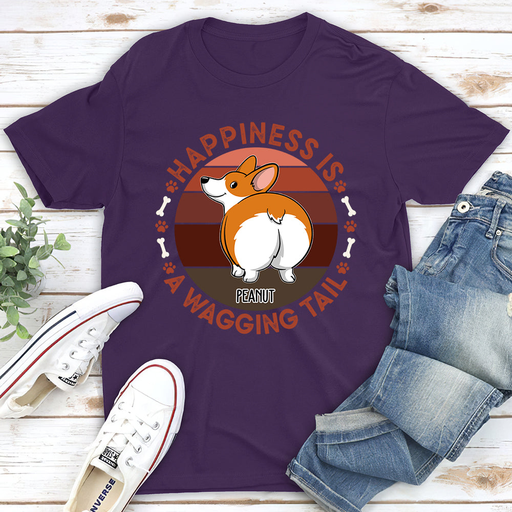 A Wagging Tail - Personalized Custom Unisex T-shirt