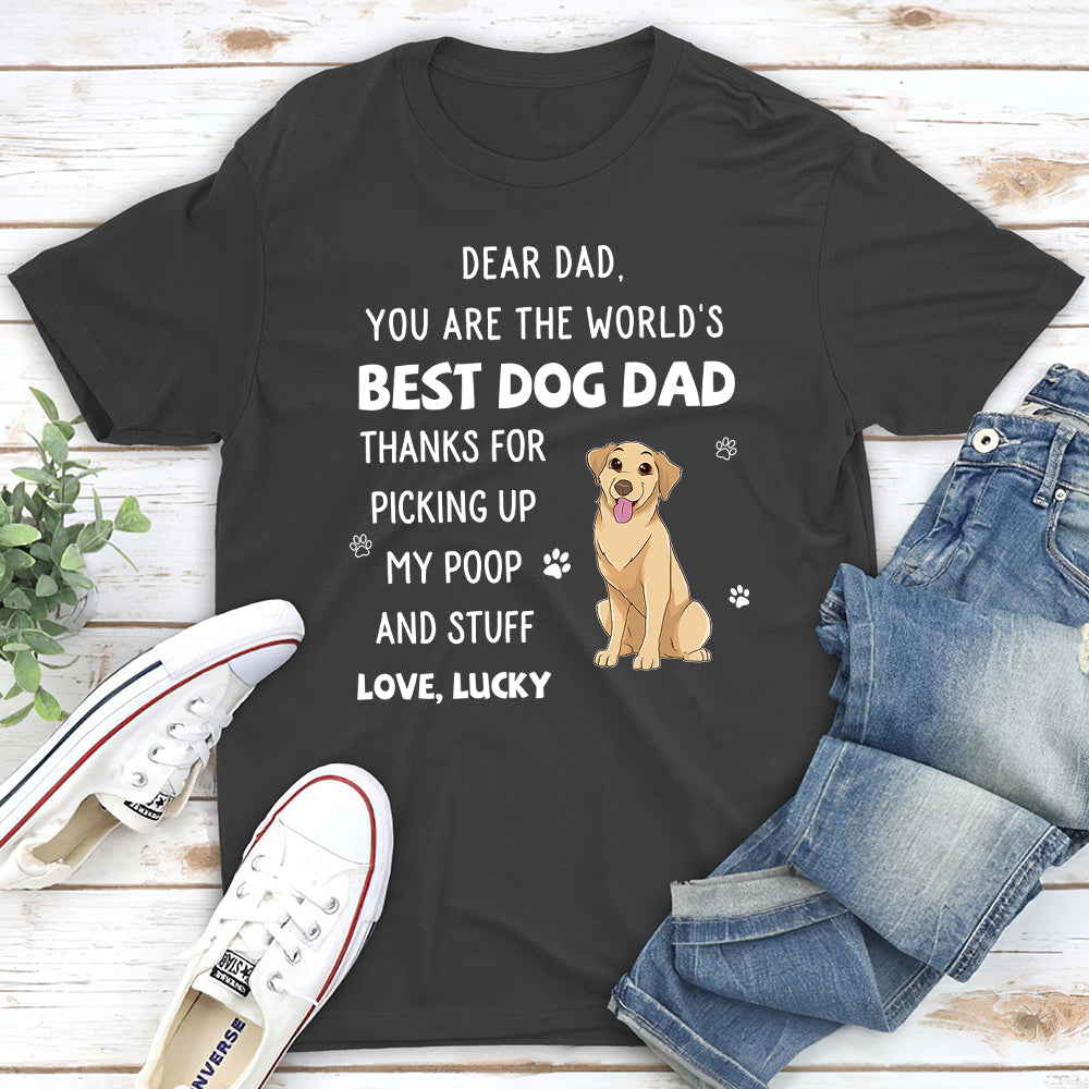 Thank You For Picking Up My Poop - Personalized Custom Unisex T-shirt