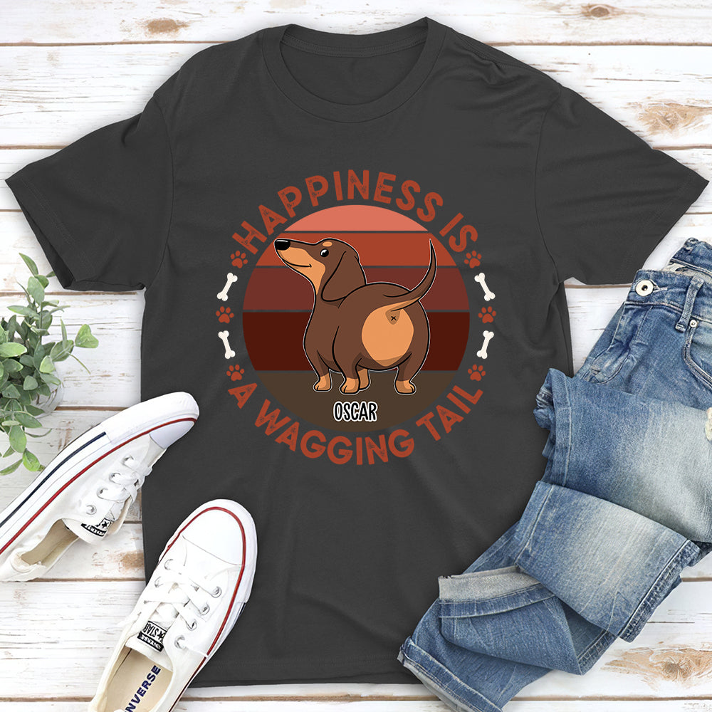 A Wagging Tail - Personalized Custom Unisex T-shirt