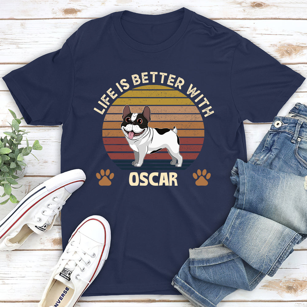 Better Life Retro - Personalized Custom Unisex T-shirt