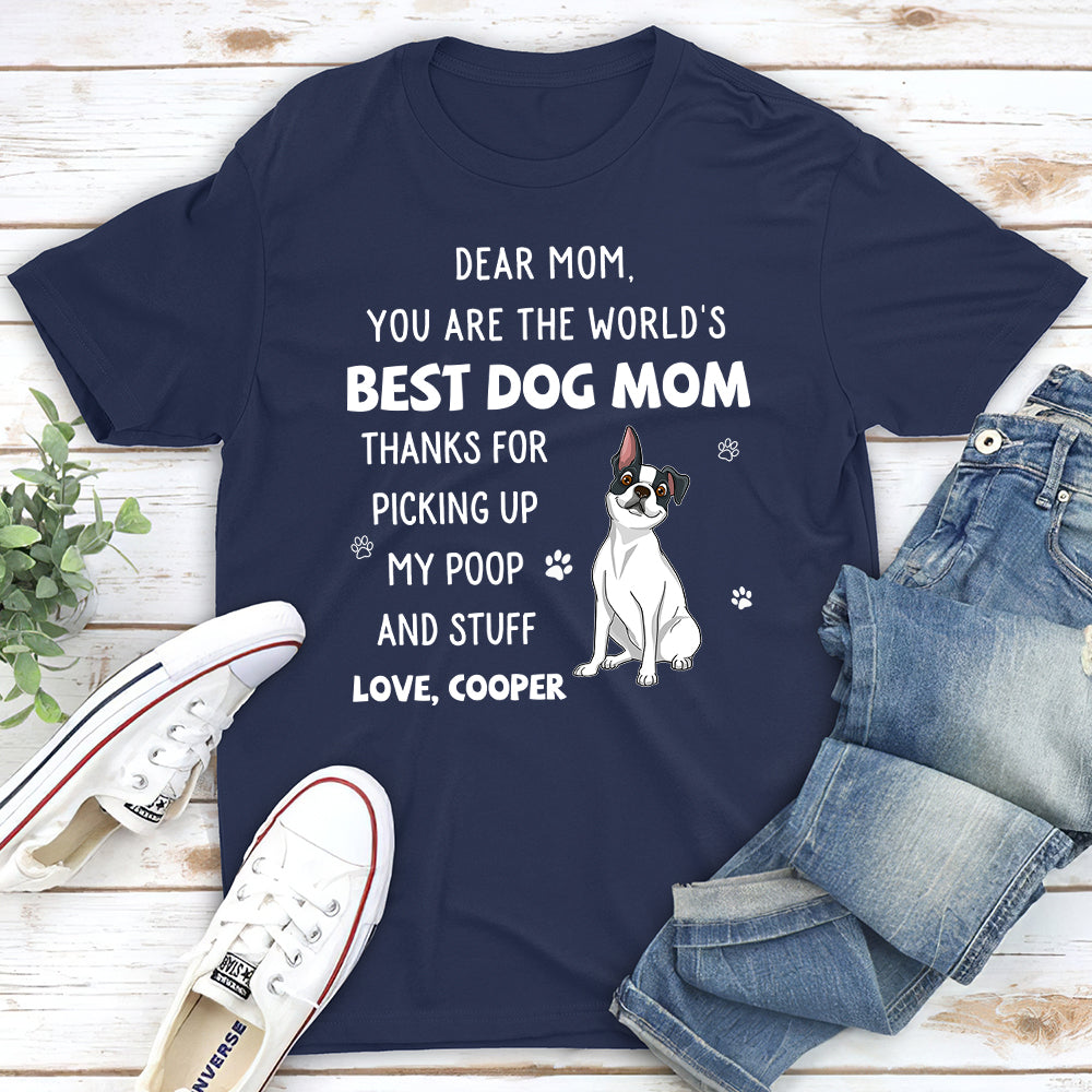 Thank You For Picking Up My Poop - Personalized Custom Unisex T-shirt