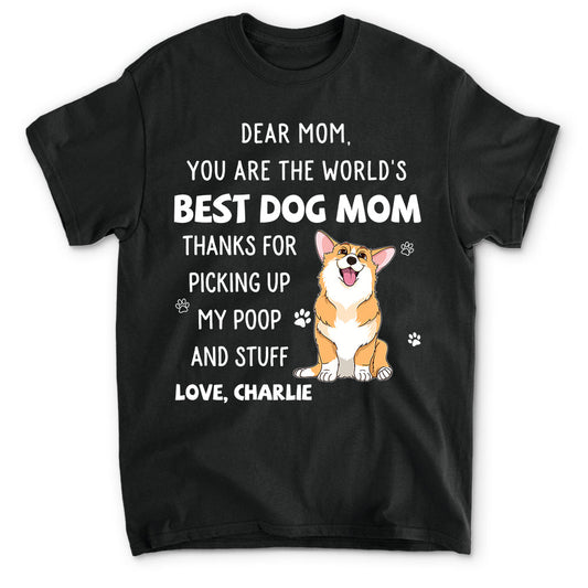 Thank You For Picking Up My Poop - Personalized Custom Unisex T-shirt