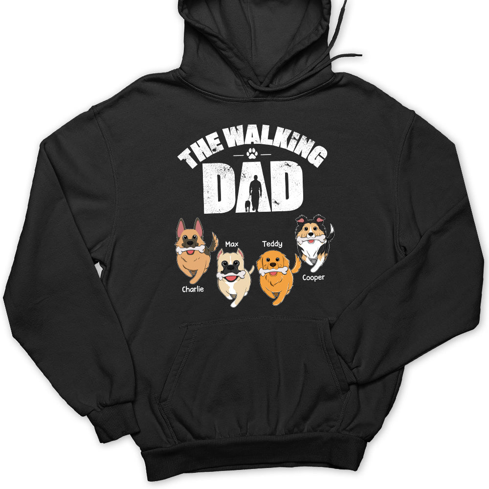 The Walking Dog - Personalized Custom Hoodie