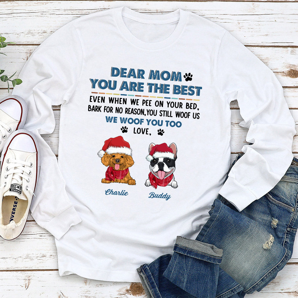 Still Woof You Dad - Personalized Custom Long Sleeve T-shirt