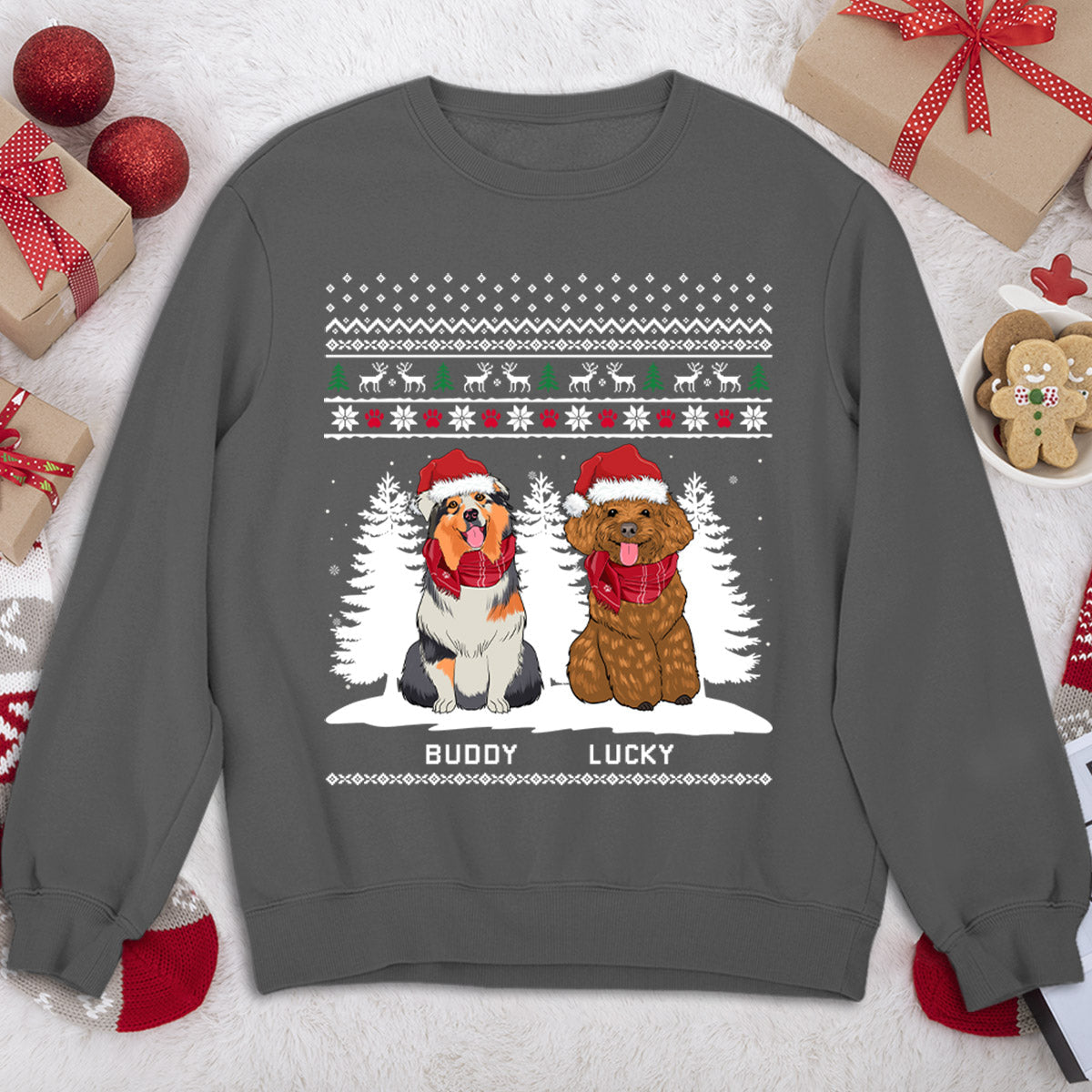 Winter Dog - Personalized Custom Sweatshirt