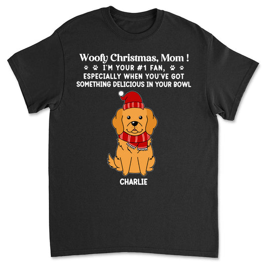 Top Fan Of Mom - Personalized Custom Unisex T-shirt