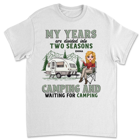 Years Of Camping - Personalized Custom Unisex T-shirt