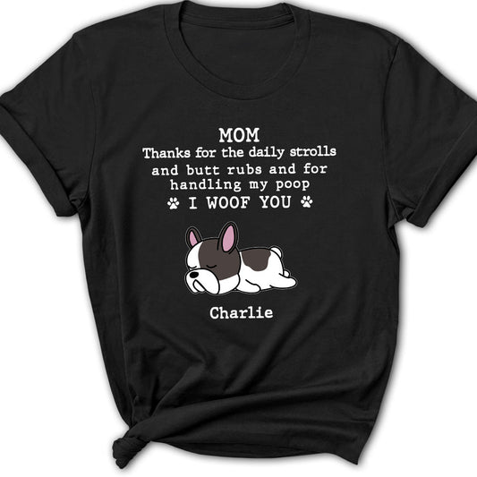 Handling My Poop - Personalized Custom Women's T-shirt