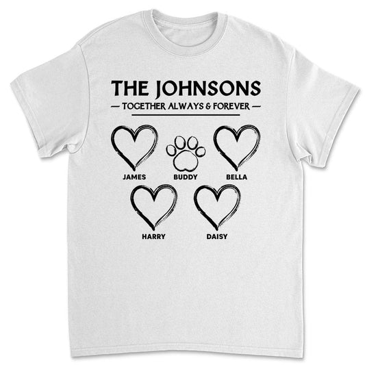 The Family Together - Personalized Custom Premium T-shirt