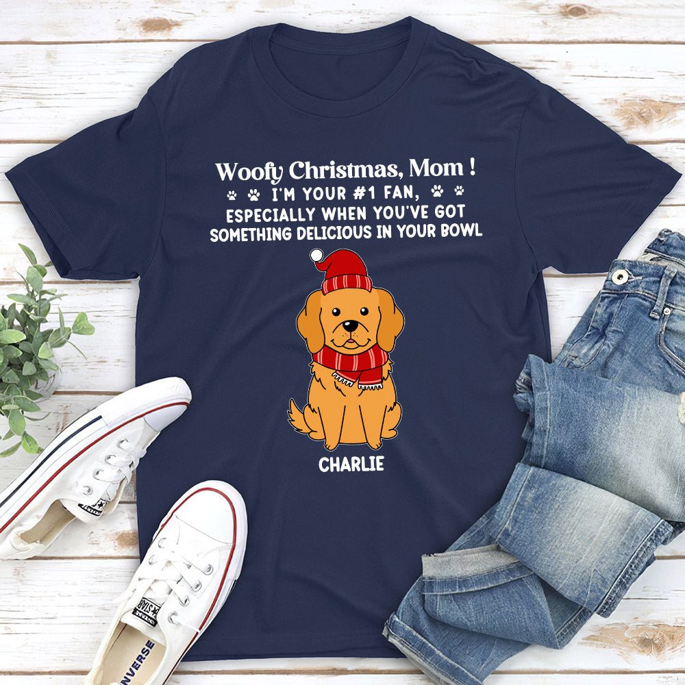 Top Fan Of Mom - Personalized Custom Unisex T-shirt
