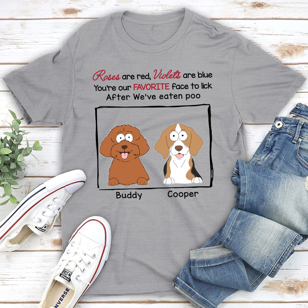 After Eaten Poo - Personalized Custom Unisex T-shirt