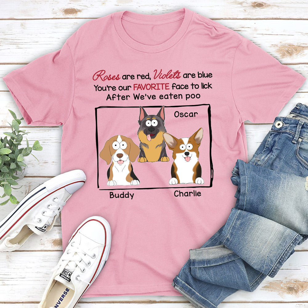 After Eaten Poo - Personalized Custom Unisex T-shirt