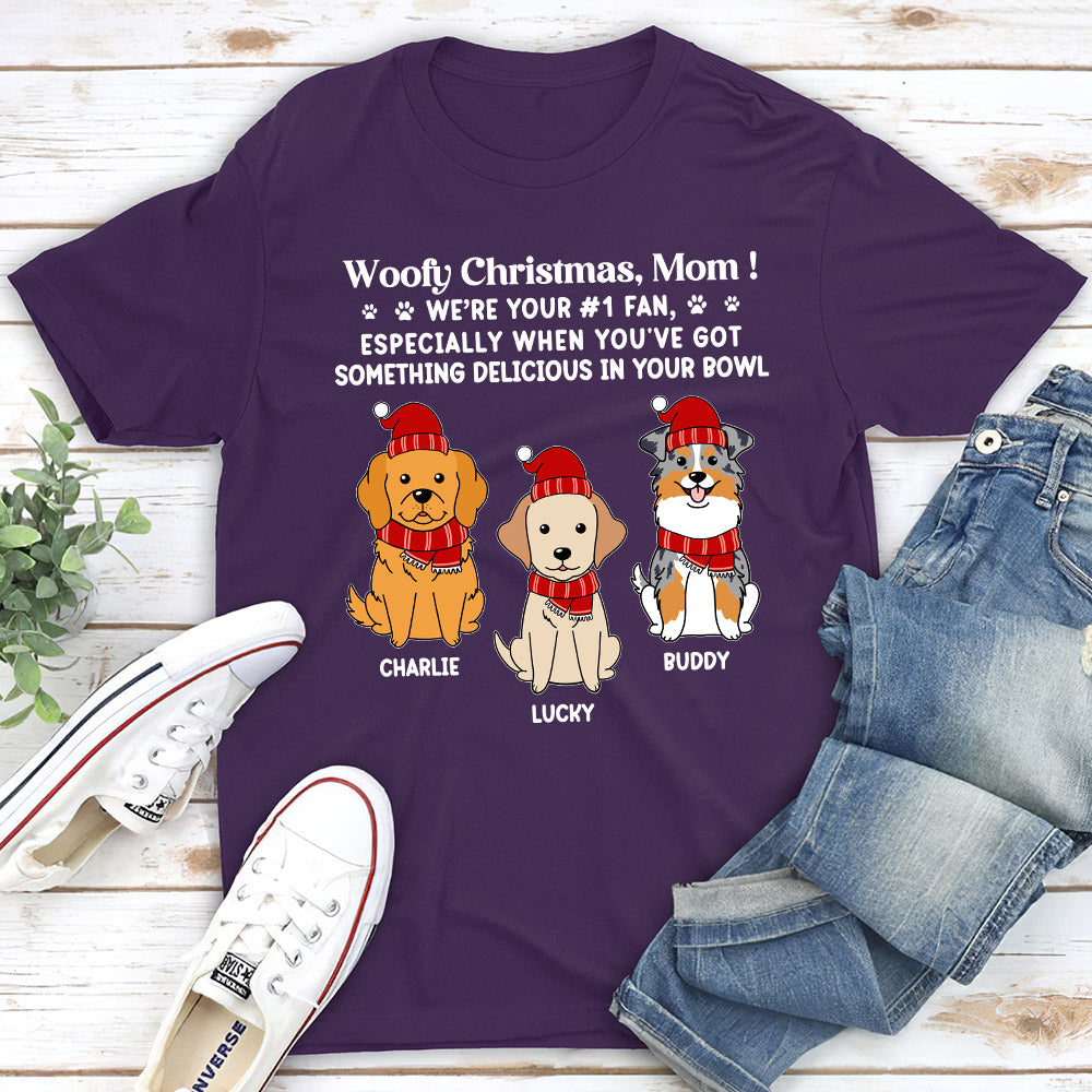Top Fan Of Mom - Personalized Custom Unisex T-shirt