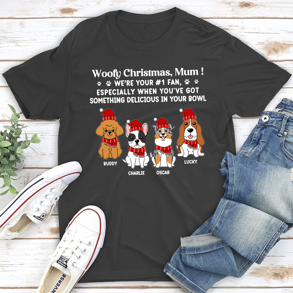 Top Fan Of Mom - Personalized Custom Unisex T-shirt