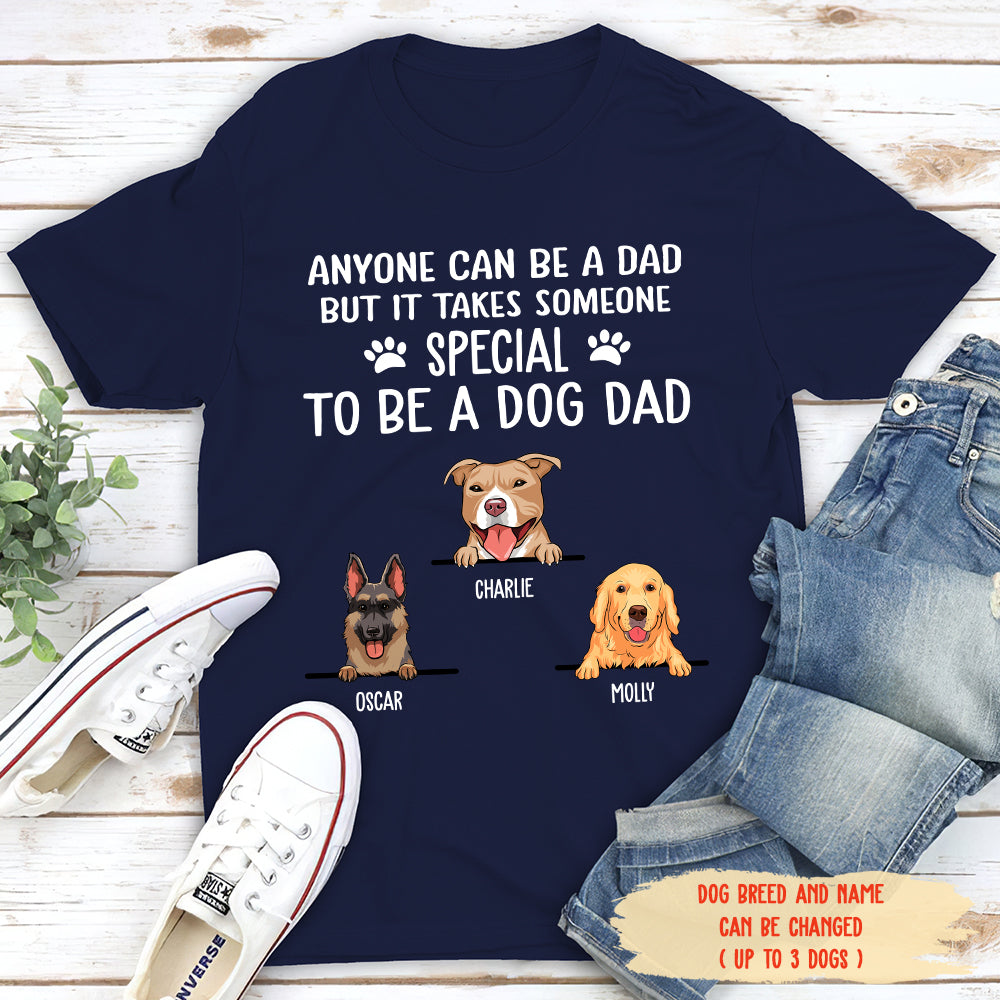 Special Dog Dad - Personalized Custom Unisex T-shirt