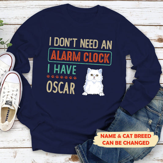 Alarm clock - Personalized custom long sleeve