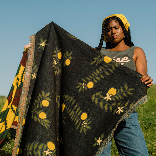 Orange Blossom Festival Blanket