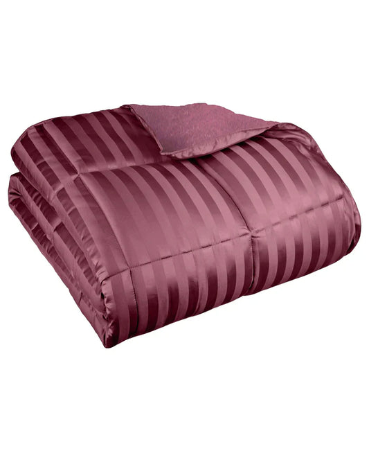 Classic All Season Reversible Blanket - Plum