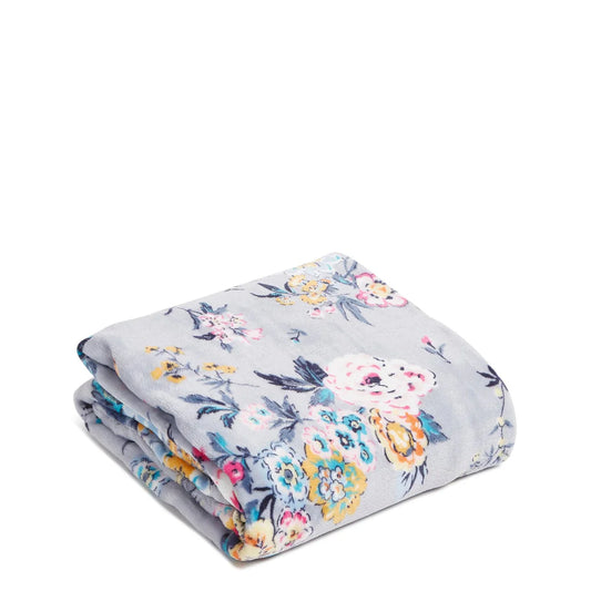 Plush Throw Blanket - Parisian Bouquet