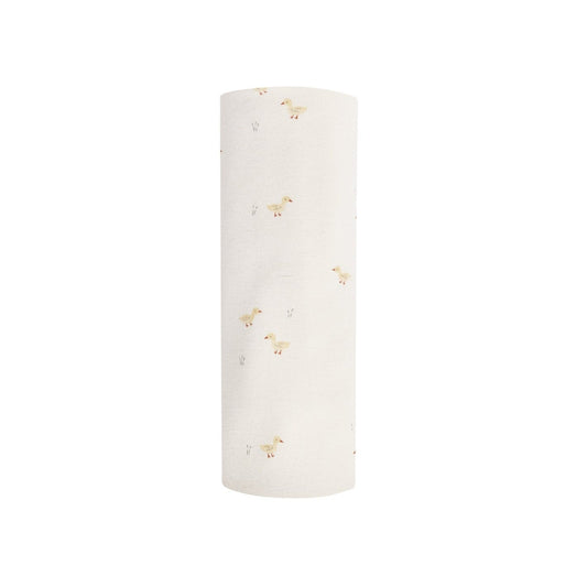 Organic Cotton Swaddle Blanket | Ducks