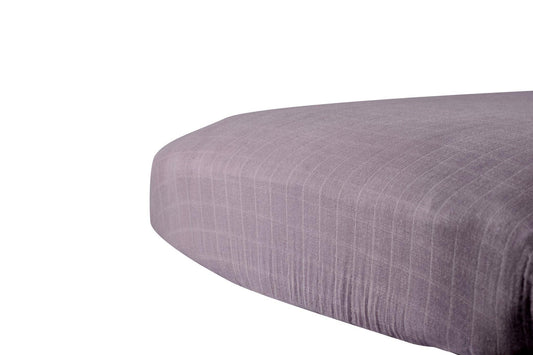 Cool Grey Crib Sheet
