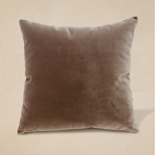 Faux Mohair Mink Throw Pillow