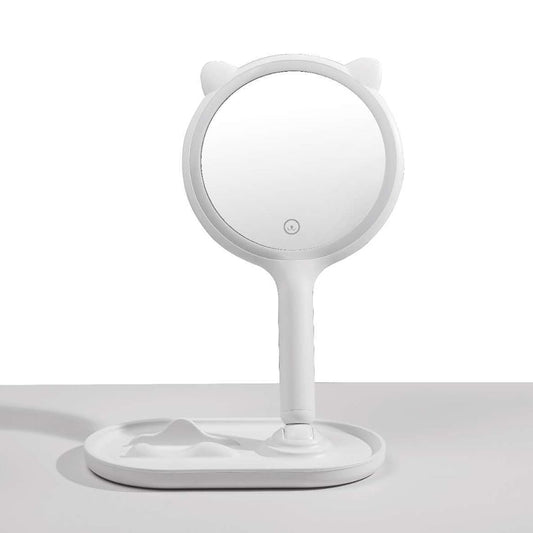 New Intelligent Beauty Makeup Mirror Smart Led Makeup Mirrors With Cosmetics Storage Box with Phone Holder
