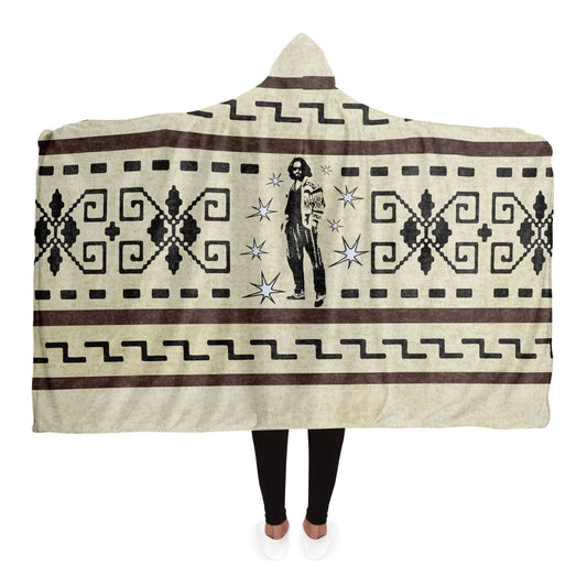 The Dude's Hooded Blanket W/ Lebowski Icon