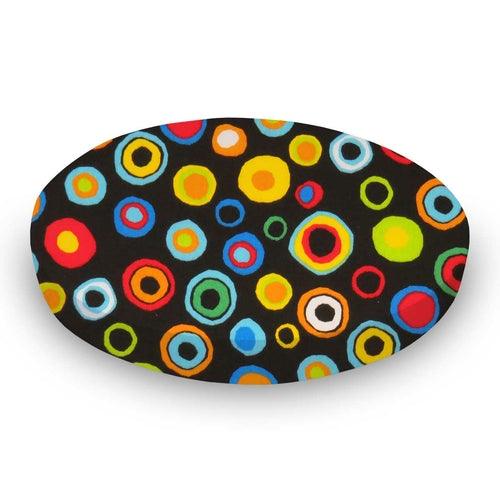 SheetWorld Fitted Oval Crib Sheet Fits Stokke Mini - 100% Cotton Woven - Zoter Shop