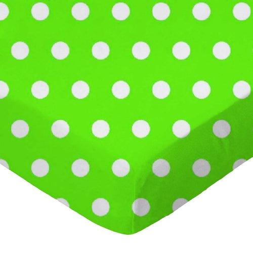 SheetWorld Fitted Crib Sheet Set - 100% Cotton Woven - Polka Dots - Zoter Shop