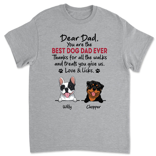 Walks And Treats - Personalized Custom Unisex T-shirt