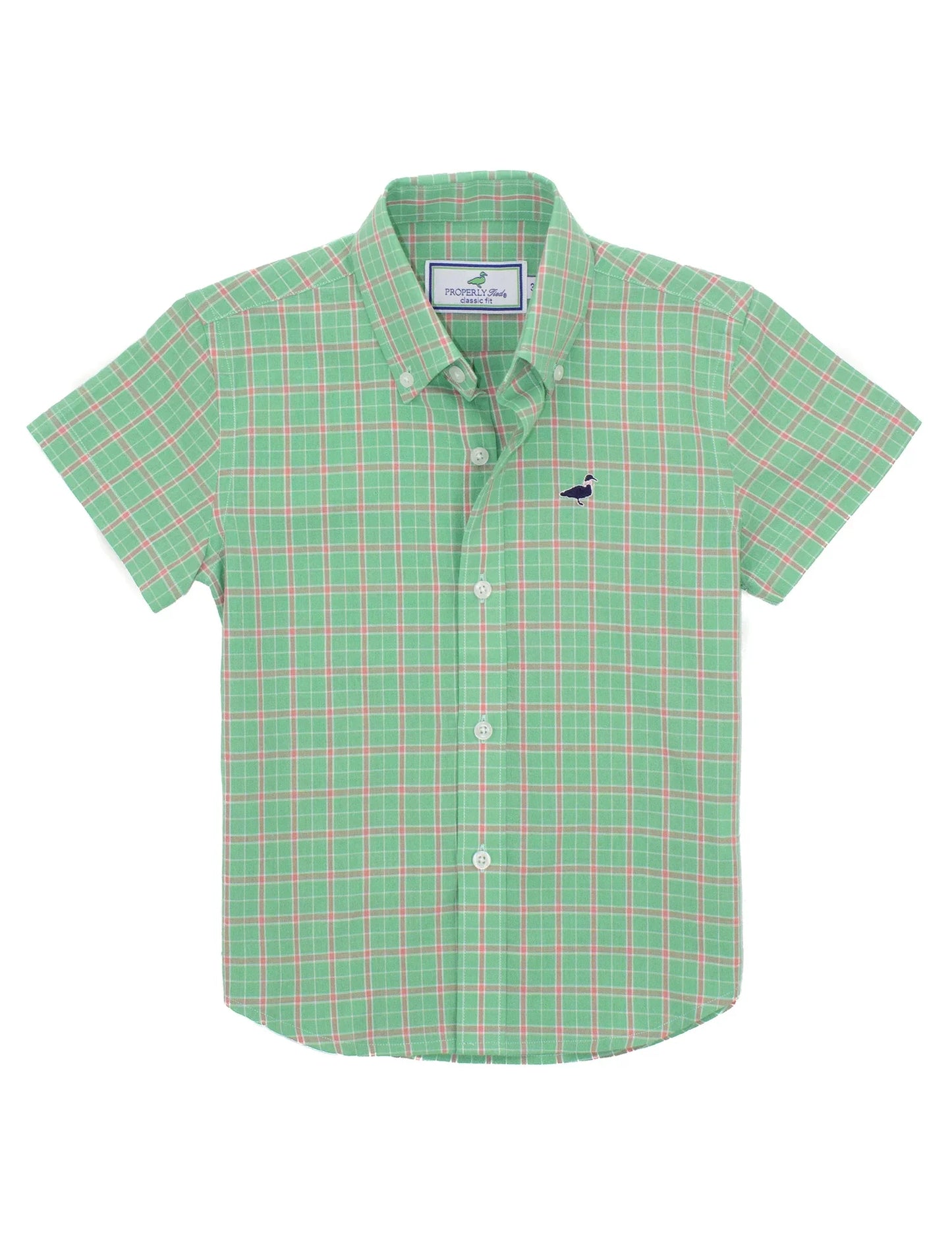 Boys Seasonal Sportshirt SS, Watermelon