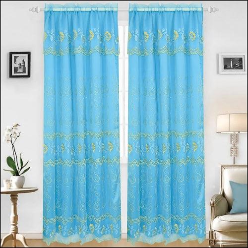 Bridget - Embroidered Panel With Backing - Set of Two - Assorted - zoter Shop