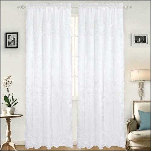Bridget - Embroidered Panel With Backing - Set of Two - Assorted - zoter Shop