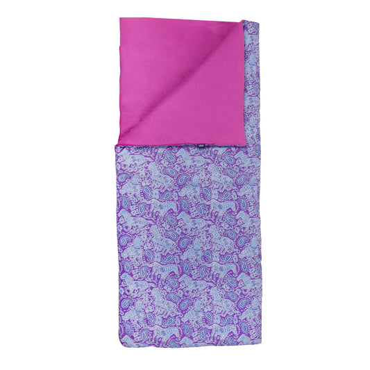 Wildkin Kids Original Sleeping Bag, Toddler Girls, 57 x 30 Inches, Ponies, Purple